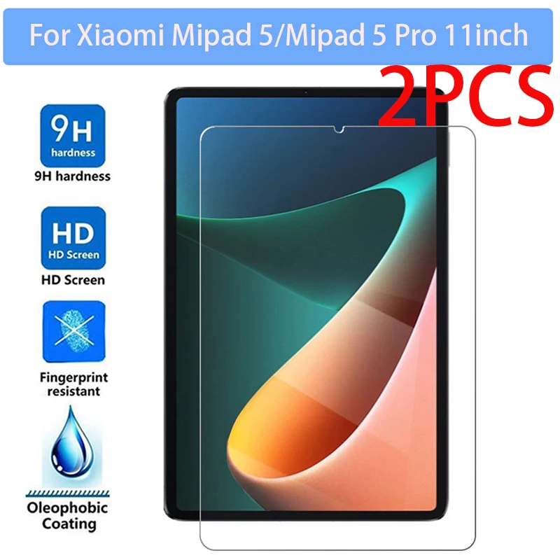 

2PCS For Xiaomi Mi Pad 5 Pro 2021 Tempered Glass Tablet Protective 9H For Xiaomi Mipad 5 Pro MiPad5 Screen Protector Film Cover