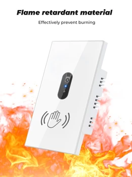 Smart Wall Light Infrared Sensor Switch Glass Screen Panel On US/EU 110V 220V 10A Electric Power No Touch Needed
Smart Wall Light Infrared Sensor Switch Glass Screen Panel On US/EU 110V 220V 10A Electric Power No Touch Needed