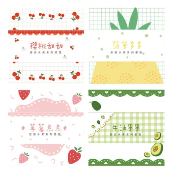 4 Sets Cute Small Note Paper Fresh Fruit Series Message Note Paper Beautiful Fruit Printed Memo Paper for Home School Office
4 Sets Cute Small Note Paper Fresh Fruit Series Message Note Paper Beautiful Fruit Printed Memo Paper for Home School Office