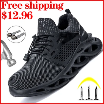 2020 Work Safety Shoes For Men Anti-Smashing Work Sneakers Light Safety Shoes Men Puncture-proof Shoes Work Male Dropshipping 
2020 Work Safety Shoes For Men Anti-Smashing Work Sneakers Light Safety Shoes Men Puncture-proof Shoes Work Male Dropshipping