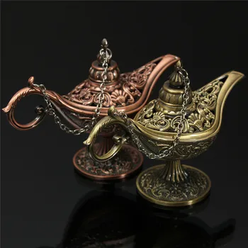 Style Fairy Tale Aladdin Magic Lamps Tea Pot Genie Lamp Vintage Retro Toys For Children Home Decoration Gifts
Style Fairy Tale Aladdin Magic Lamps Tea Pot Genie Lamp Vintage Retro Toys For Children Home Decoration Gifts