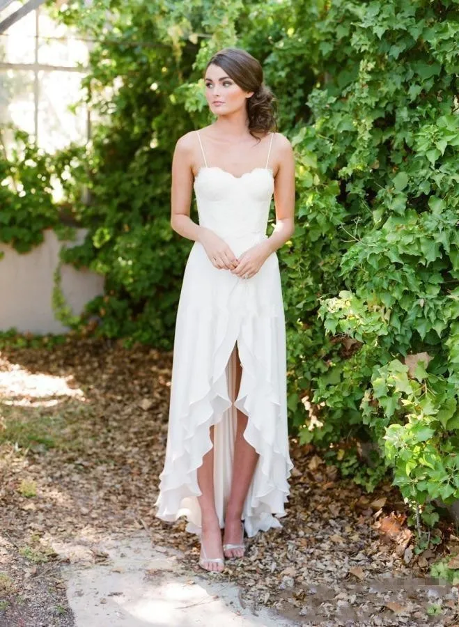 elegant-beach-high-low-wedding-dresses-spaghetti-straps-lace-chiffon-short-front-long-back-bridal-gowns-custom-size (1)_conew1