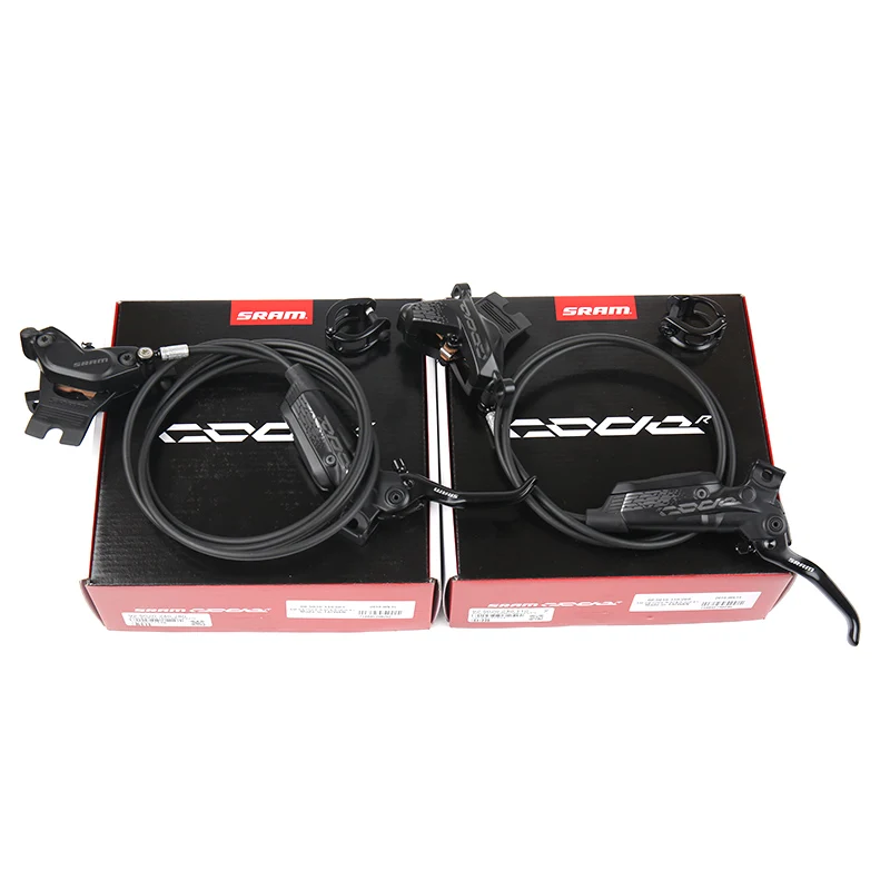 SRAM CODE R 4-Pistons Hydraulic Disc Brake MTB Bicycle Disc Brake Diffusion Black Front & Rear 950/1800mm