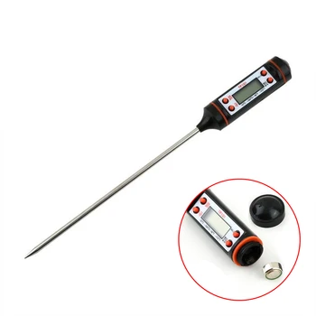 LCD Digital Probe Electronic Thermometer For BBQ Cooking Food Meat Kitchen Food, Liquid, Paste, Oil, Milk, Tea, Soup
LCD Digital Probe Electronic Thermometer For BBQ Cooking Food Meat Kitchen Food, Liquid, Paste, Oil, Milk, Tea, Soup