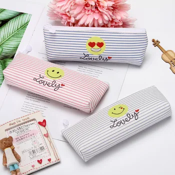 1 PC Cute Student Stationery Bag Creativity Smiling Face Pencil Bag Small Fresh Expression Bag Pencil Case Can 
1 PC Cute Student Stationery Bag Creativity Smiling Face Pencil Bag Small Fresh Expression Bag Pencil Case Can