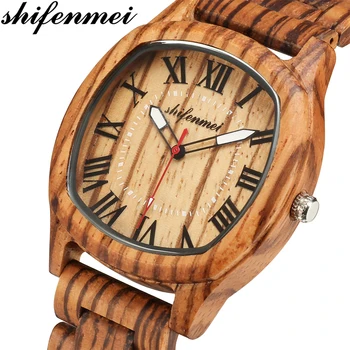 Shifemei Full Wooden Watch Male Gents Watches 2019 Men Clock Relogio Masculino Luxury Brand Quartz Wood Watch Zegarek Damski 
Shifemei Full Wooden Watch Male Gents Watches 2019 Men Clock Relogio Masculino Luxury Brand Quartz Wood Watch Zegarek Damski