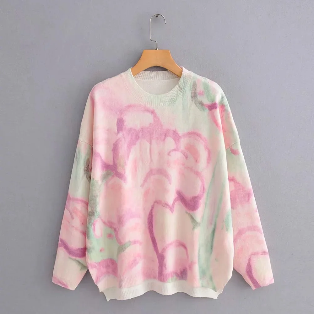 Pirate Curiosity Colourful Cloud Gradient Women Sweater Fall 2019 ONeck Asymmetrical Patchwork Sweaters Casual Street Sweater
Pirate Curiosity Colourful Cloud Gradient Women Sweater Fall 2019 ONeck Asymmetrical Patchwork Sweaters Casual Street Sweater