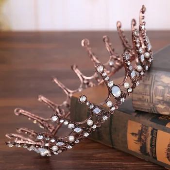 Bridal diamond crown European style retro whole circle luxury bridal crown wedding dress accessories big crown hair accessories
Bridal diamond crown European style retro whole circle luxury bridal crown wedding dress accessories big crown hair accessories