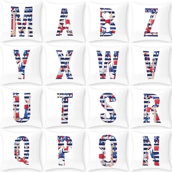 1pcs Simple Stripe English Letter Alphabet Cushion Cover Polyester Throw Pillowcase Sofa Home Decorative Pillow Covers 40867
1pcs Simple Stripe English Letter Alphabet Cushion Cover Polyester Throw Pillowcase Sofa Home Decorative Pillow Covers 40867
