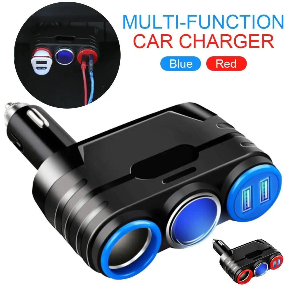 12V-24V Car Cigarette Lighter Wireless Charger 1 For 3 Multi-Function Dual Connector USB Adapter Plug Chargers 3 USB Charger
12V-24V Car Cigarette Lighter Wireless Charger 1 For 3 Multi-Function Dual Connector USB Adapter Plug Chargers 3 USB Charger