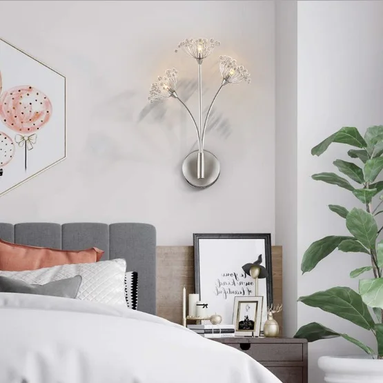 Crystal led modern minimalist creative wall lamp living room bedside lamp bedroom staircase European warm wedding decoration
Crystal led modern minimalist creative wall lamp living room bedside lamp bedroom staircase European warm wedding decoration