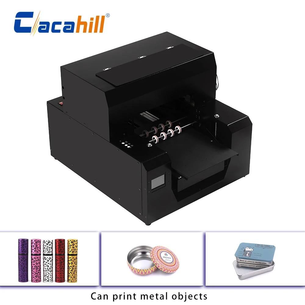 Automatic multi-color A3 UV flat and cylindrical all-in-one printer adopts EPSON L1800 print head for glass bottle printing
Automatic multi-color A3 UV flat and cylindrical all-in-one printer adopts EPSON L1800 print head for glass bottle printing