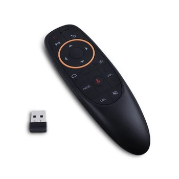 G10S Air Mouse Voice Remote Control 2.4G USB Receiver for Android TV BOX PC Gyro Sensing Mini Wireless Smart Remote
G10S Air Mouse Voice Remote Control 2.4G USB Receiver for Android TV BOX PC Gyro Sensing Mini Wireless Smart Remote