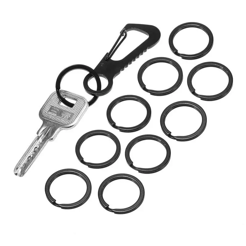 10 PCS Black Carabiner Keychain High Quality 1.8*25 Metal Lock Outdoor Camping Car Key Carabiner Hoop Pendant Accessories EDC
10 PCS Black Carabiner Keychain High Quality 1.8*25 Metal Lock Outdoor Camping Car Key Carabiner Hoop Pendant Accessories EDC