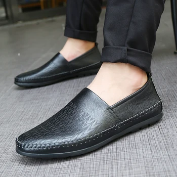 Loafers Shoes Men Brand spring Autumn Boat Shoes Male Leisure Flat Driving Shoes Footwear Moccasins Men Casual Shoes black white 
Loafers Shoes Men Brand spring Autumn Boat Shoes Male Leisure Flat Driving Shoes Footwear Moccasins Men Casual Shoes black white