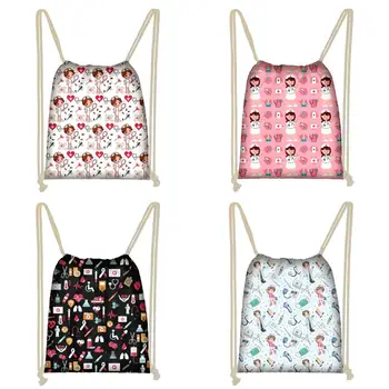 Twoheartsgirl Cartoon Nurse Pattern Women Drawstring Bags Lightweight Student Kids Travel Softback String Storage Bags Polyester
Twoheartsgirl Cartoon Nurse Pattern Women Drawstring Bags Lightweight Student Kids Travel Softback String Storage Bags Polyester