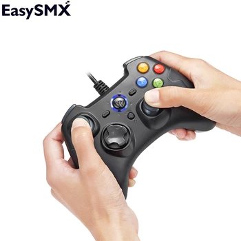 EasySMX ESM-9100 Wired Gamepad Joystick Dual Shock PC Controller Gamepad For Android Smart Phone Android TV Box PC PS3 (Gray)
EasySMX ESM-9100 Wired Gamepad Joystick Dual Shock PC Controller Gamepad For Android Smart Phone Android TV Box PC PS3 (Gray)