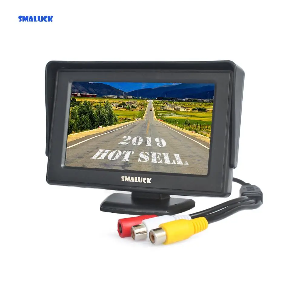 SMALUCK 4.3 Inch Color TFT LCD Car Rear View Monitor Parking Rearview Monitor with 2CH Video Input
SMALUCK 4.3 Inch Color TFT LCD Car Rear View Monitor Parking Rearview Monitor with 2CH Video Input
