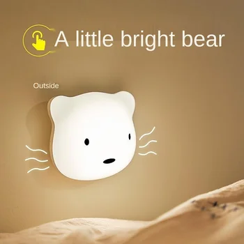 USB Rechargeable night light Touch Sensor Removable Wall Lamp Portable Cute Bear Desk lamp for Bedroom Cabinet Stairs WF926
USB Rechargeable night light Touch Sensor Removable Wall Lamp Portable Cute Bear Desk lamp for Bedroom Cabinet Stairs WF926