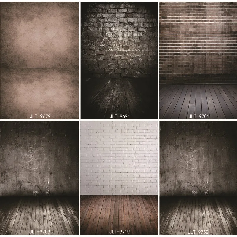 

ZHISUXI Vinyl Custom Photography Backdrops Prop Brick wall+floor Theme Photography Background JL-20