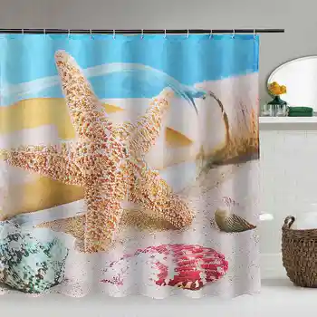 Meigar Ocean Shell Bottle Polyester Shower Curtain Bathroom Waterproof with 10 Hooks Bath Set For Home House Bathroom
Meigar Ocean Shell Bottle Polyester Shower Curtain Bathroom Waterproof with 10 Hooks Bath Set For Home House Bathroom