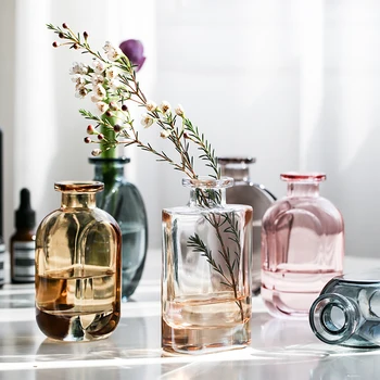 Scandinavian Multicolor Mini Glass Vase Desktop Plant Hydroponics Flower Arrangement Containers Home Decoration
Scandinavian Multicolor Mini Glass Vase Desktop Plant Hydroponics Flower Arrangement Containers Home Decoration