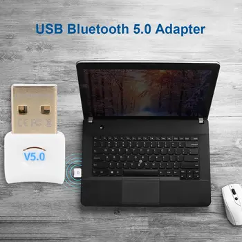 USB Bluetooth 5.0 Dongle Adapter with CD Built-in Driver for Bluetooth Devices Applicable to Windows 7/8/10/Vista/XP Mac OS X 
USB Bluetooth 5.0 Dongle Adapter with CD Built-in Driver for Bluetooth Devices Applicable to Windows 7/8/10/Vista/XP Mac OS X