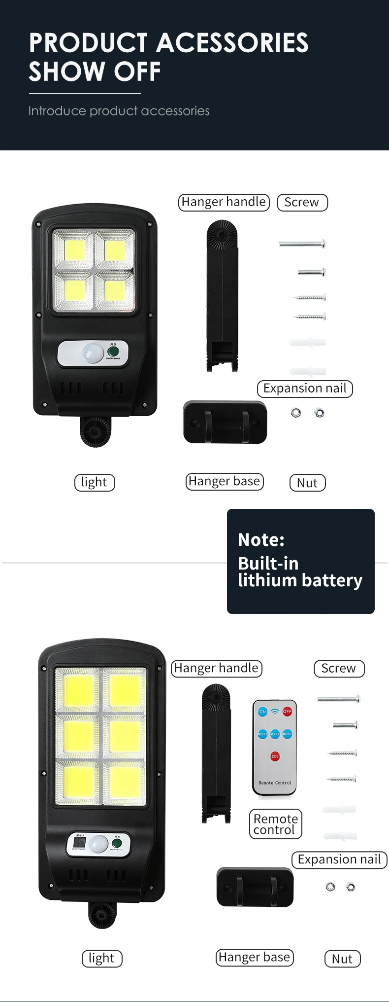 Solar LED Light Outdoor Motion Sensor Wall Lamp Remote Control Flood Light Outside House Street Lighting Waterproof Sunlight Solar LED Light Outdoor Motion Sensor Wall Lamp Remote Control Flood Light Outside House Street Lighting Waterproof Sunlight