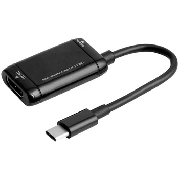 USB-C Type C to HDMI Splitter with Power Port Function USB 3.1 TypeC Adapter Male to Female for MHL Android Phone Tablet
USB-C Type C to HDMI Splitter with Power Port Function USB 3.1 TypeC Adapter Male to Female for MHL Android Phone Tablet