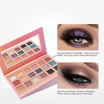 18 Colors Velvet Matte Eyeshadow Pallete Diamond Shimmer Glitter Eye Shadow Palette Natural Eye Makeup Palette Cosmetics
18 Colors Velvet Matte Eyeshadow Pallete Diamond Shimmer Glitter Eye Shadow Palette Natural Eye Makeup Palette Cosmetics