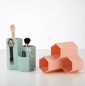 Multi-function Pen Container Desktop Cosmetics Finishing Box Office Stationery Students Desktop Pen Container 3 fen Lattice Stor
Multi-function Pen Container Desktop Cosmetics Finishing Box Office Stationery Students Desktop Pen Container 3 fen Lattice Stor