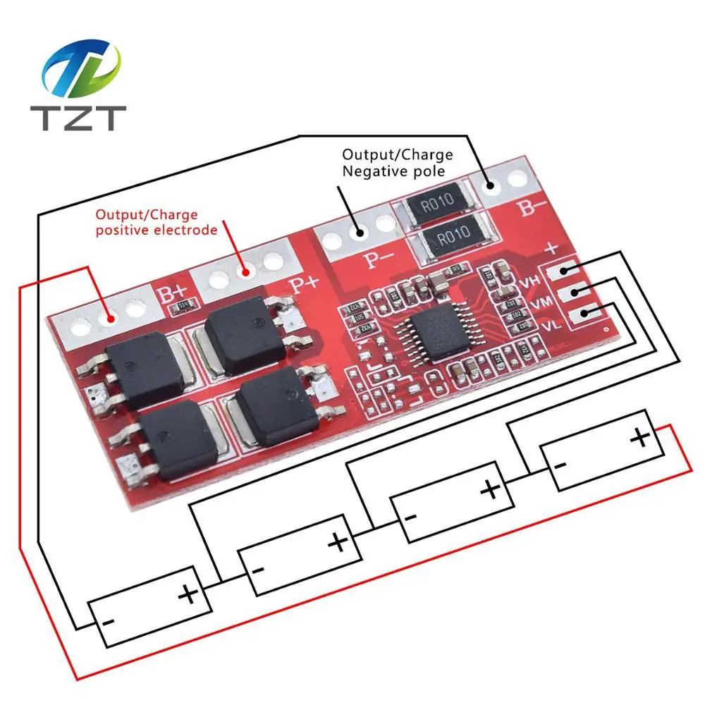 4S 30A High Current Li-ion Lithium Battery 18650 Charger Protection Board Module 14.4V 14.8V 16.8V Overcharge Over Short Circuit
4S 30A High Current Li-ion Lithium Battery 18650 Charger Protection Board Module 14.4V 14.8V 16.8V Overcharge Over Short Circuit