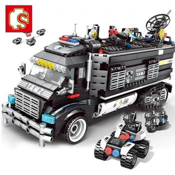 Sembo blocks Military technic set SWAT Mobile Organization Base Architecture Building Blocks car Assemble diy boys Toys Gifts
Sembo blocks Military technic set SWAT Mobile Organization Base Architecture Building Blocks car Assemble diy boys Toys Gifts