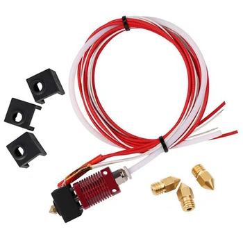 Extruder Hot End Kit Original Replacement Parts for Creality CR-10 CR-10S S4 S5 3D Printer, 0.4mm Nozzle,12V 40W 
Extruder Hot End Kit Original Replacement Parts for Creality CR-10 CR-10S S4 S5 3D Printer, 0.4mm Nozzle,12V 40W