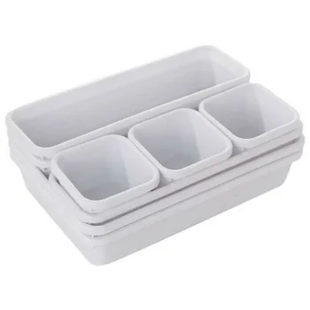 8x Storage Organizer Box Drawer Make Up Brush Holder Storage Pot Jewellery Cover Organization PP Drawer Storage
8x Storage Organizer Box Drawer Make Up Brush Holder Storage Pot Jewellery Cover Organization PP Drawer Storage