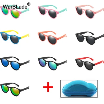 WarBlade Round Cute Kids Polarized Sunglasses Boys Girl Children Sun Glasses Silicone Safety Baby Shades Eyewear UV400 With Case
WarBlade Round Cute Kids Polarized Sunglasses Boys Girl Children Sun Glasses Silicone Safety Baby Shades Eyewear UV400 With Case