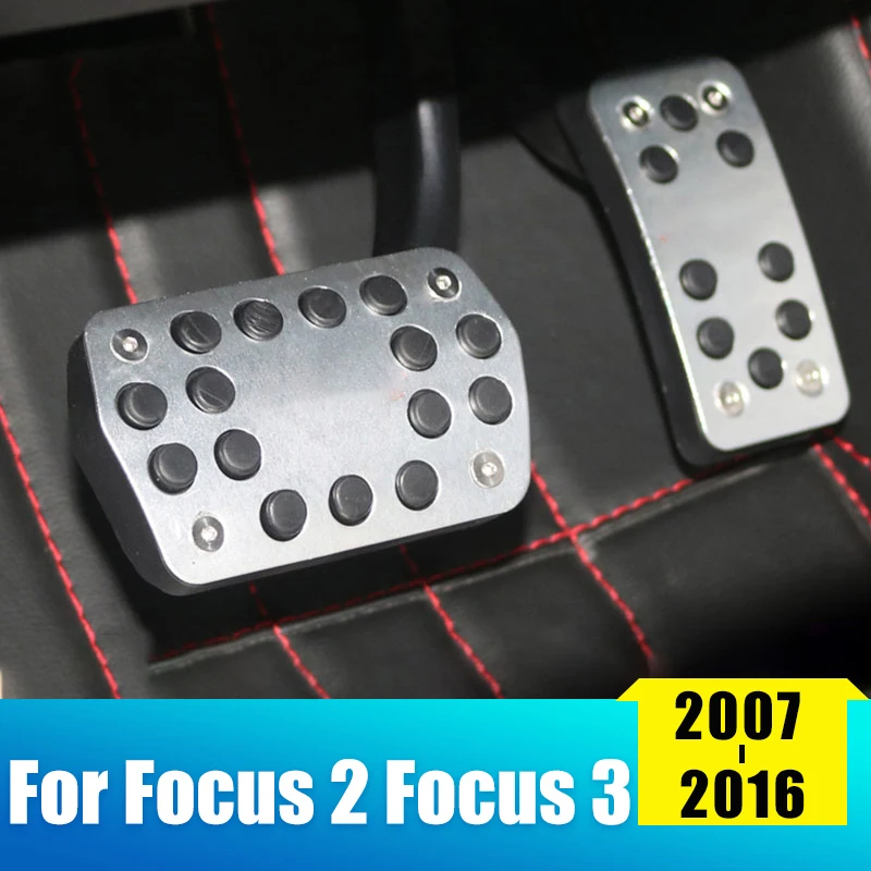 Автомобильный ножной педали для Крышка Ford Focus 2 3 2007 2012 2013 2014 2015 2016 ускоритель