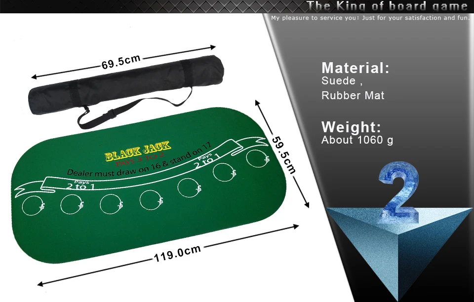 K8356 12060cm Texas Suede Rubber Blackjack Rubber Table Cloth For Poker Table Mat Tablecloth Waterproof Poker Table Game Mat (8)