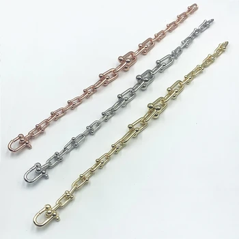 100% sterling silver U-shaped gradient bracelet classic and exquisite U-shaped, romantic Valentine's Day, birthday jewelry gift 
100% sterling silver U-shaped gradient bracelet classic and exquisite U-shaped, romantic Valentine's Day, birthday jewelry gift