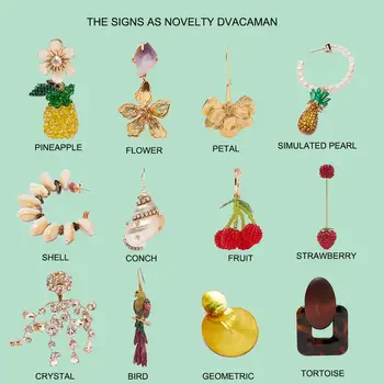 Dvacaman 2020 ZA Fashion New Statement Earrings Shell Conch Crystal Resin Dangle Drop Earrings Summer Fruit Wholesale Earrings
Dvacaman 2020 ZA Fashion New Statement Earrings Shell Conch Crystal Resin Dangle Drop Earrings Summer Fruit Wholesale Earrings