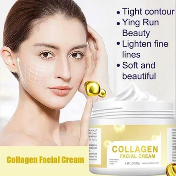 80ml Tightening Youthful Skin Lifting Nourishing Brightening Anti Wrinkle Fast Absorption Collagen Facial Cream Repair Hydrating
80ml Tightening Youthful Skin Lifting Nourishing Brightening Anti Wrinkle Fast Absorption Collagen Facial Cream Repair Hydrating