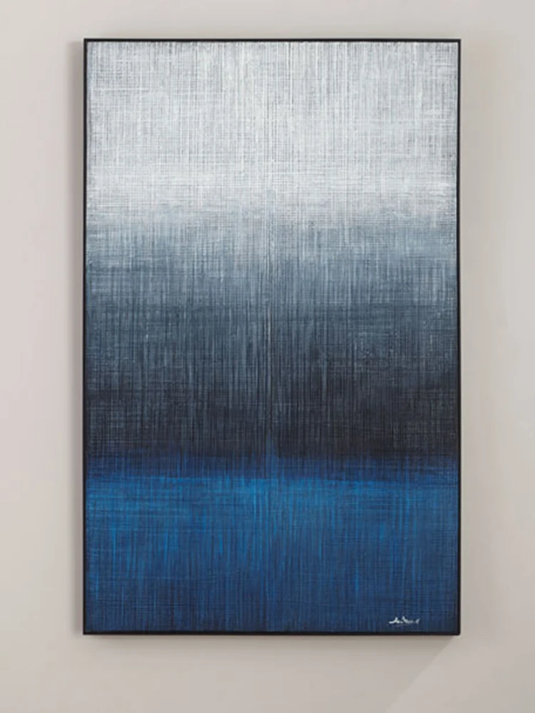 Abstract Gradual transition Blue Handmade Oil Paint wall Art Painting for Living Room Pure Hand-painted Decoration
Abstract Gradual transition Blue Handmade Oil Paint wall Art Painting for Living Room Pure Hand-painted Decoration
