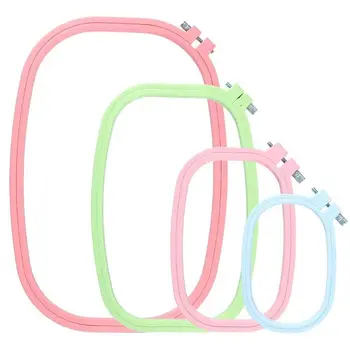4 Pieces ABS Plastic Embroidery Hoops Square Cross Stitch Hoops Embroidery Set, 5 Inch 6 Inch 10 Inch 12 Inch (4 Color)
4 Pieces ABS Plastic Embroidery Hoops Square Cross Stitch Hoops Embroidery Set, 5 Inch 6 Inch 10 Inch 12 Inch (4 Color)