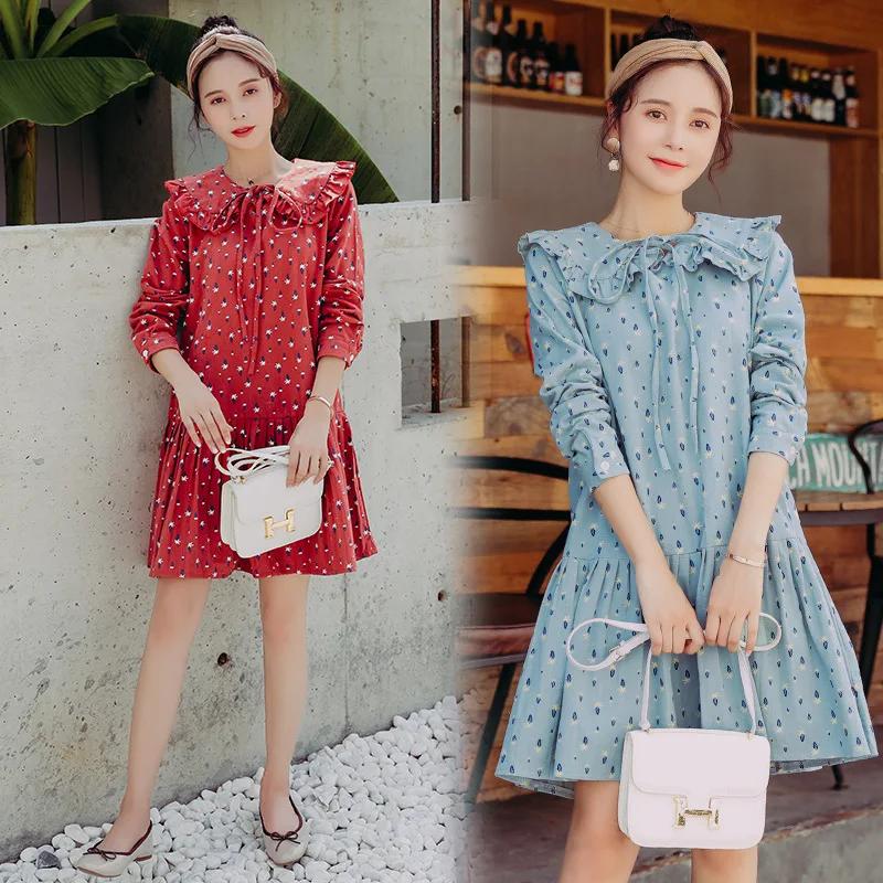 Maternity Clothes 2018 New Style Loose-Fit Mid-length Autumn Clothing Long-sleeved Upper Garment Dress
Maternity Clothes 2018 New Style Loose-Fit Mid-length Autumn Clothing Long-sleeved Upper Garment Dress