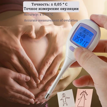 Ovulation Digital Basal LED Thermometer Accurate To The 1/100th Ovulation Track Natural Family Planning Fertility Monitor
Ovulation Digital Basal LED Thermometer Accurate To The 1/100th Ovulation Track Natural Family Planning Fertility Monitor
