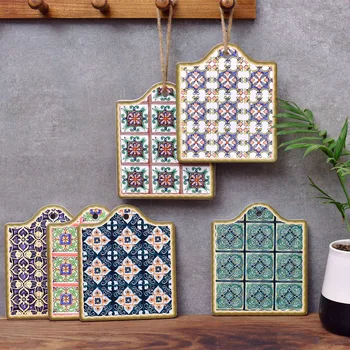 Moroccan Style Table Mat Simple Place Mats for Dining Table Table Vintage Patterns Ceramic Placemat Pot Mat Plate Bowl Coaster
Moroccan Style Table Mat Simple Place Mats for Dining Table Table Vintage Patterns Ceramic Placemat Pot Mat Plate Bowl Coaster