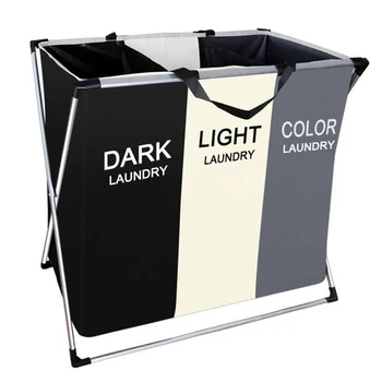 Foldable Laundry Basket Organizer For Dirty Clothes Laundry Hamper large sorter Three Grids Collapsible Folding Basket
Foldable Laundry Basket Organizer For Dirty Clothes Laundry Hamper large sorter Three Grids Collapsible Folding Basket