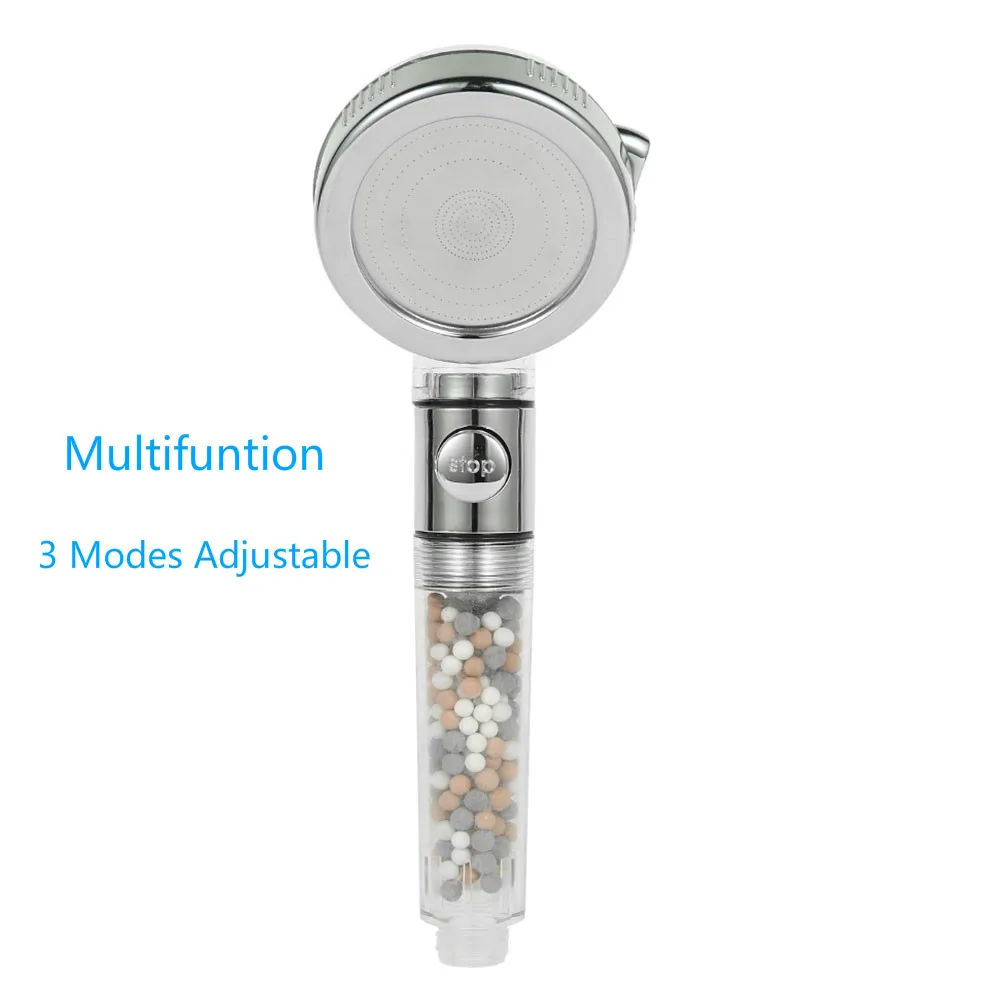 New Replacement Filter Balls SPA Shower Head with Stop Button 3 Modes Adjustable Shower Head High Pressure Shower Head
New Replacement Filter Balls SPA Shower Head with Stop Button 3 Modes Adjustable Shower Head High Pressure Shower Head