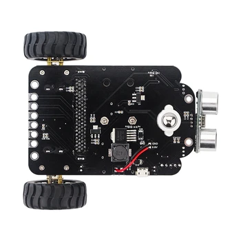 Programmable Robot Car Kit Obstacle Avoidance Graphical Programming Smart Robot Car Ultrasonic Sensor for Micro:Bit