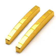 6 String Slotted Brass Electric Guitar Nut 43mm For TL ST Guitar Nut Accs Saddle String Multi Size Brass Gold Plated For EGuitar
6 String Slotted Brass Electric Guitar Nut 43mm For TL ST Guitar Nut Accs Saddle String Multi Size Brass Gold Plated For EGuitar